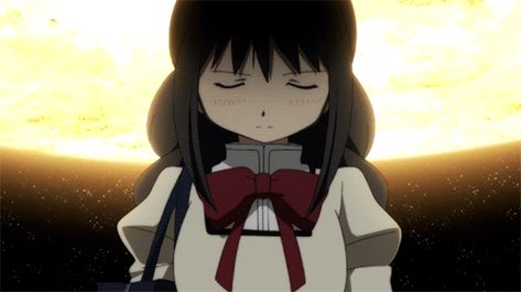 Madoka Magica Homura, Madoka Magica Madoka, Magica Madoka, Akemi Homura, Black Hair Video, Mahō Shōjo Madoka Magica, Homura Akemi, Sayaka Miki, Random Gif