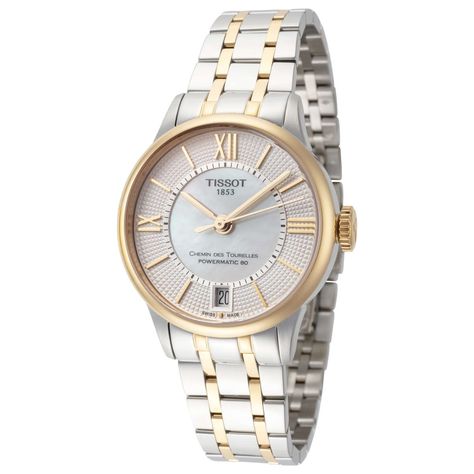 Discover great products at the best prices at Dealmoon. Tissot Chemin des Tourelles Women's Watch T0992072211800. Price:$348.68 at Ashford Tissot Watches Women, Classic Watch Women, Tissot Watches, Gold Watches Women, Affordable Watches, Watches Women, Watches Women Fashion, Women's Watch, Stainless Steel Band