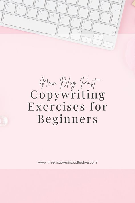 Writing good copy is how you connect with your target audience and convince them to choose your brand over your competitors. If you’re ready to grow your online business but copywriting is holding you back, then our best advice is to PRACTICE PRACTICE PRACTICE. Our latest blog is all about how to get started and includes the three copywriting exercises we use almost daily to sharpen our copywriting skills. Click the link in bio to learn more! Copywriting Exercises, Mfa Creative Writing, Copywriting Portfolio, Website Design Tips, Copy Writing, Copywriting Course, Exercises For Beginners, Make Money Writing, Technical Writing