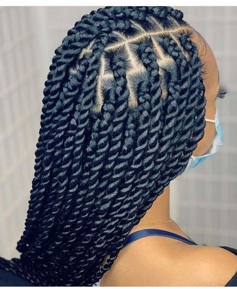 Medium Twist Braids, Latest Braid Styles, Latest Braided Hairstyles, Stylish Naija, Big Box Braids Hairstyles, African Hair Braiding Styles, Twist Braid Hairstyles, Hair Twist Styles, Pretty Braided Hairstyles