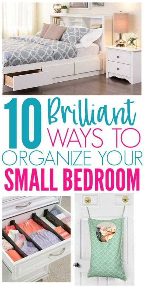 10 Amazon Finds That Will Organize Your Small Bedroom - Organization Obsesssed #smallbedrrom #bedroomorganization Small Room Organization, Small Bedroom Organization, Room Organization Bedroom, Bedroom Organization, Bedroom Furnishings, Ways To Organize, Small Bedroom Decor, Ideas Hogar, Home Organization Hacks