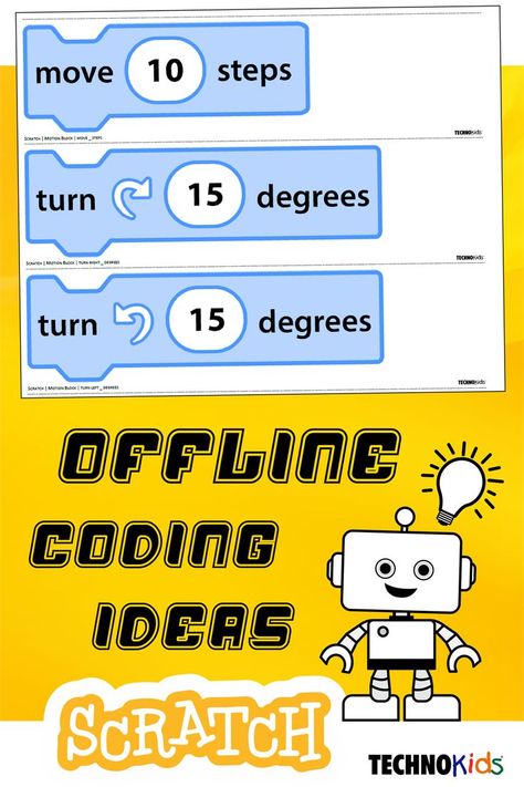 offline coding using scratch blocks Coding Lessons, Computational Thinking, Computer Education, Stem For Kids, Technology Integration, Stem Education, Coding For Kids, Learn To Code, Lessons For Kids