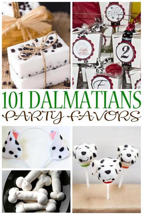 6 Amazing 101 dalmatians party favors for boys and girls. Kids will love these unique 101 Dalmatians party favors. 101 Dalmatians Party, Intergenerational Activities, Party Favors For Boys, Fire Birthday, Dalmatian Party, Party Favor Ideas, Disney Dinner, Party Favors For Kids, Themed Dinner