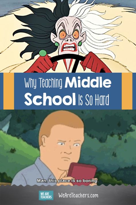 Why Teaching Middle School Is So Hard. Being a middle school teacher can be a daunting career choice because middle schoolers are at a very vital time in their life. At the same time though, it can be extremely rewarding and here is why. #teaching #middleschool #teacher Middle School Teacher Humor, Middle School Funny, Study Skills Activities, Study Skills Worksheets, Character Day Ideas, Middle School Memes, School Magic, Homework Ideas, Middle School Life