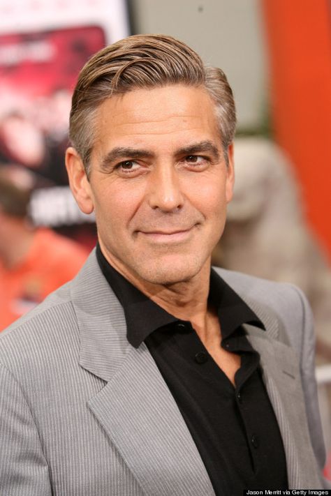 George Clooney Hair, Clooney George, George Clooney Style, From Another Point Of View, Crew Cut Hair, Another Point Of View, Women In Their 40s, Men's Briefcase, Men Over 50