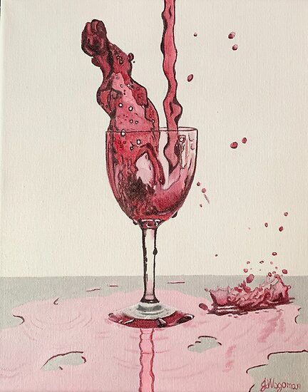 "Wine splash" Poster by JWogoman | Redbubble Wine Spilling Drawing, Wine Splash, Spilled Wine, Wine Art, Sketchbook Ideas, Buy Wine, Doodle Drawings, Book Covers, Drawing Reference