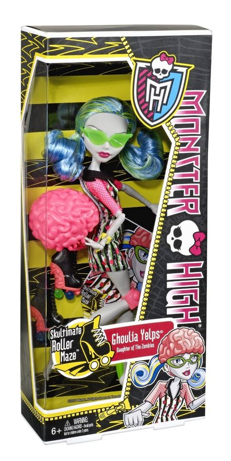 Monster High Ghoulia, Monster List, Ghoulia Yelps, Zombie Dolls, Eighteenth Birthday, Punk Rock Outfits, Custom Monster High Dolls, Love Monster, High Roller