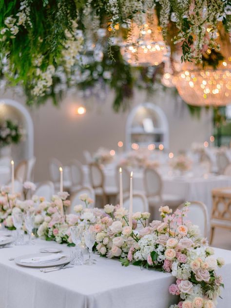 Tented multicultural destination wedding, French Riviera Garden Wedding Flowers Arrangements, Pastel Wedding Decorations, South Of France Wedding, French Riviera Wedding, Soft Pink Wedding, French Chateau Wedding, Pastel Wedding Flowers, Provence Wedding, Multicultural Wedding