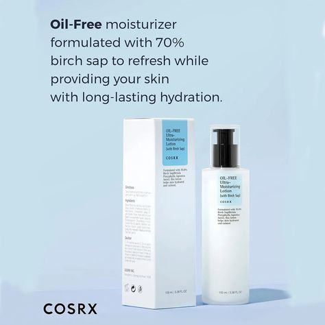 ✨COSRX Oil Free Moisturizing Lotion with Birch Sap (100ml) ✨ Available on Offer Price of 15% Discount 😘 Use this Bohemian code: OMP062024P51 and claim your 15% discount😍 https://ohsogo.com/products/cosrx-oil-free-moisturizing-lotion-with-birch-sap-100ml . . . . . . . . #skincare #skincareproducts #koreanskincare #cosrx #koreanskin #clearskin #kbeauty #glassskin #kskincare #oilyskin #basicroutine #cosrx #cosrxoilfreelotion #SensitiveSkinCare #acneproneskincare #skinhydrationbooster #cosrxoil... Acne Prone Skin Care, Oil Free Moisturizers, Moisturizing Lotion, Sensitive Skin Care, Moisturizing Lotions, Glass Skin, Daily Moisturizer, Skin Care Essentials, Acne Prone Skin