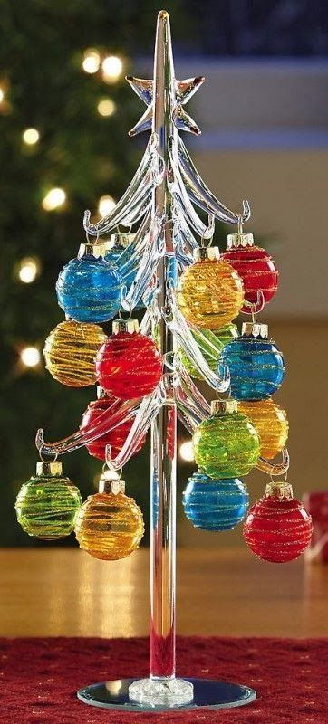 Glass Tree, Oh Christmas Tree, Glass Christmas Tree, I Love Christmas, Love Christmas, Christmas Joy, Christmas Inspiration, Christmas Decorating, Christmas Magic