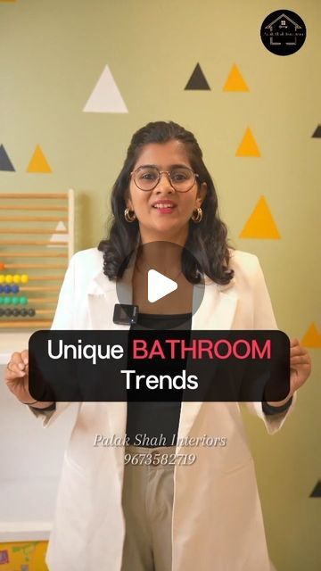 Washroom False Ceiling Designs, Bathroom Fan Ideas, Indian Bathroom Design, Unique Bathroom Ideas, Interior Designer Instagram, Vastu For Home, Washroom Tiles, Indian Bathroom, Unique Bathroom Design