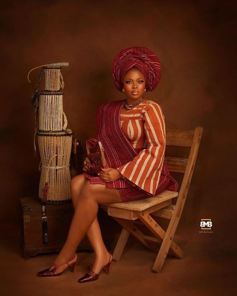 Aso Oke Styles, Yoruba Fashion, Yoruba Bride, Nigerian Outfits, Adventurous Life, African Print Maxi Skirt, African Traditional Wedding, African Print Dress Designs, Birthday Shoot