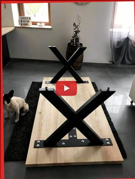 ✓ ✓ WELDING ART homemade tables wood diy furniture, wooden pallet projects diy furniture coffee tables, .. Meja Industrial, Coffee Diy, End Tables Diy, Wood Table Design, Tables Kitchen, Diy End Tables, Diy Sofa Table, Diy Patio Furniture Cheap, Metal Furniture Design