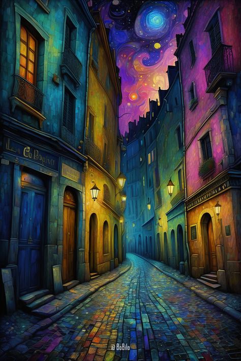 Discover Enchanting Medieval Cityscapes - Bobilo Art Fantasy Cityscape Art, Fantasy Cityscape, Medieval Towns, The Little Match Girl, Fantasy Town, House Colouring Pages, Bratislava Slovakia, Dreamy Artwork, Whimsical Artwork