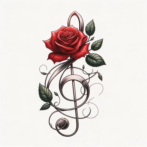 Music Note With Rose Tattoo, Music Rose Tattoo, Lace Shoulder Tattoo, Piano Tattoo, Ankle Tattoo Ideas, Music Notes Tattoo, Father Tattoos, Rose Tattoos For Women, Blue Rose Tattoos