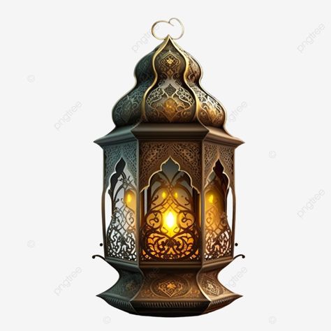 Islamic Lamp, Ramadan Lamp, Ramadan Png, Islamic Celebrations, Golden Lamps, Ramadan Kareem Vector, Ramadan Kareem Decoration, Life Drawing Reference, 3d Lamp