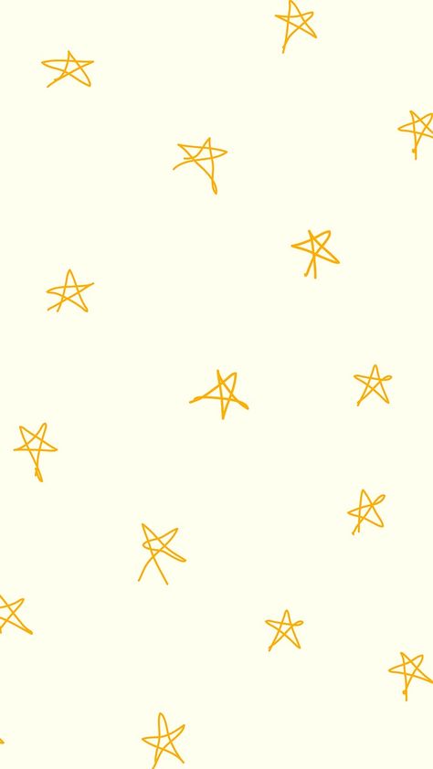 Hand Drawn Wallpaper, Doodle Simple, Drawn Stars, Pattern Minimal, Iphone Wallpaper Yellow, Doodle Vector, Yellow Iphone, Star Background, Star Wallpaper