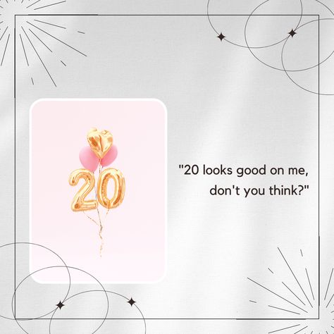 20th Birthday Caption. My 20 Birthday Quotes, 20 Birthday Quotes Instagram, 20th Birthday Instagram Captions, 20th Birthday Captions, 20 Birthday, Birthday Plans, Teenage Drama, Another Year Older, Ig Captions