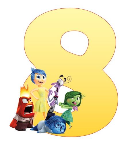 Disney Inside Out, Number 8, Inside Out, Disney