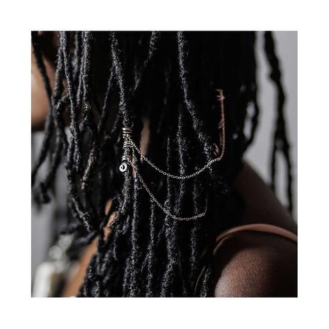 #inspiHER   #BHM Shopping Picks  Shop: @tiffanyslocjewels by inspihertv Locs Jewelry, Nubian Locs, Loc Appreciation, Long Locs, Faux Dreads, Loc Inspiration, Hair Decor, Beautiful Locs, Loc Jewelry