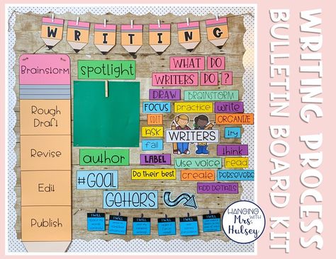 Writing Process Bulletin Board – My WordPress Writing Center Bulletin Board, Class Birthday Display, Teaching Narrative Writing, School Wide Themes, Writing Center Kindergarten, Fall Christian, Giant Pencil, Christian Bulletin Boards, Art Bulletin Boards