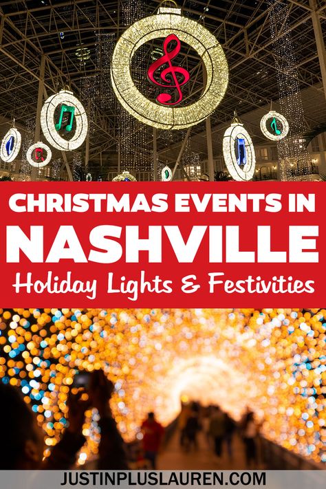 Nashville During Christmas, Nashville Christmas Things To Do In, Christmas In Tennessee, Christmas In Nashville, Best Nashville Hotels, Nashville Christmas, Christmas Trips, Nashville Tennessee Vacation, Visit Tennessee