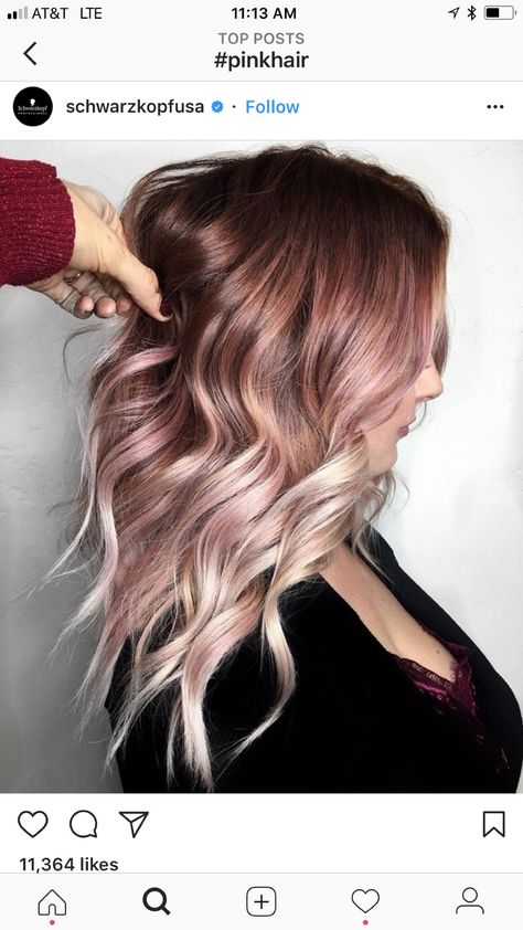 Gold Ombre Hair, Rose Gold Hair Ombre, Hair Orange, Gold Hair Colors, Hair Color Rose Gold, Brown Ombre Hair, Hair Blond, Golden Blonde Hair, Balayage Blonde