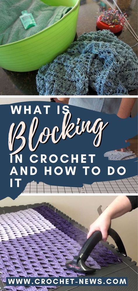 Blocking Crochet, Crochet Blocking, Crochet Blocking Board, Crochet Blocks, Your Crochet, Granny Square Crochet Pattern, Crochet Instructions, Basic Crochet Stitches, Crochet Squares