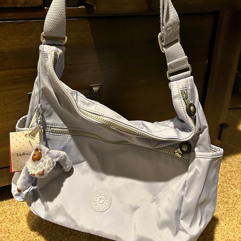 Nwt Kipling Crossbody. Beautiful Light Lavender Color. Carteras Aesthetic, Grey Crossbody Bag, Kipling Bags, Convertible Crossbody Bag, Light Lavender, Popular Bags, Make Life Easier, Small Handbag, Cross Bag