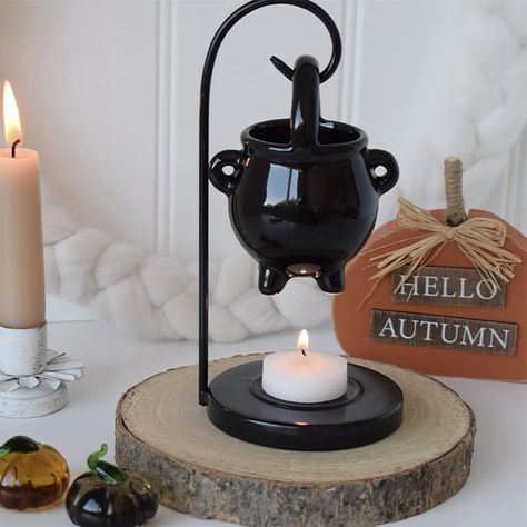 RAJX Hanging Cauldron Wax Melt Burners, Essential Fragrance oil Burner, Tea Light Holder, Aromatherapy Ornament Gifts for Home Décor, Bedroom, Spooky Décor, Living Room, Witchcraft Hanging Cauldron, Best Wax Melts, Fragrance Oil Burner, Minimalist Candles, Aroma Oil, Wax Burner, Home Decor Living Room, Oil Burner, Essential Oil Fragrance