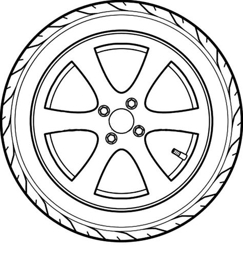 Car Tire Coloring Pages Porsche Cake, Tyre Cake, Mechanic Cake, Tom Cake, Jeep Cake, Tire Cake, Wheel Cake, Tire Art, Cake Templates