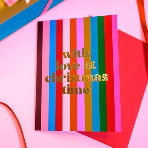 🎄✨ Get ready to spread some holiday cheer with our limited-edition Christmas cards! Each card is finished with luxurious foil detailing and designed to bring festive fun to your loved ones. Available individually or as a Mix 'n' Match pack of 6, so you can create the perfect combination of holiday greetings! 💌✨ Launching on 7th October at 8pm—don’t miss your chance to grab one of these beautiful, bold cards before they’re gone! 🎅🎁 #ChristmasCards #HolidayGreetings #MixAndMatch #LimitedEdit... Love At Christmas, Foil Christmas Cards, Holiday Display, Christmas Gift Card, Felt Garland, Colored Envelopes, Engagement Cards, Holiday Prints, Gifts Cards