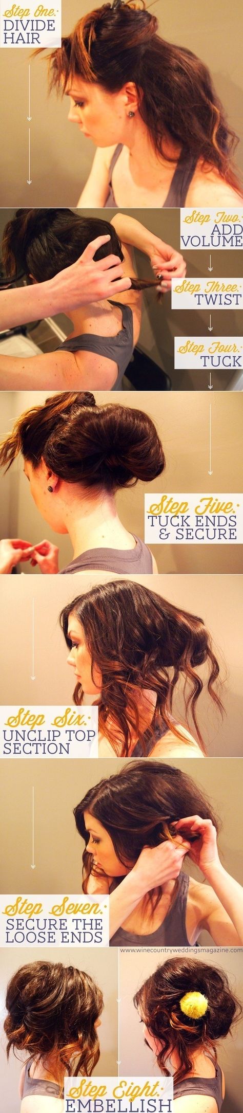 how to.. Messy Updo Tutorial, Low Updo, Diy Wedding Hair, Updo Tutorial, Messy Updo, Hair Envy, Great Hair, Hair Dos, Hair Skin