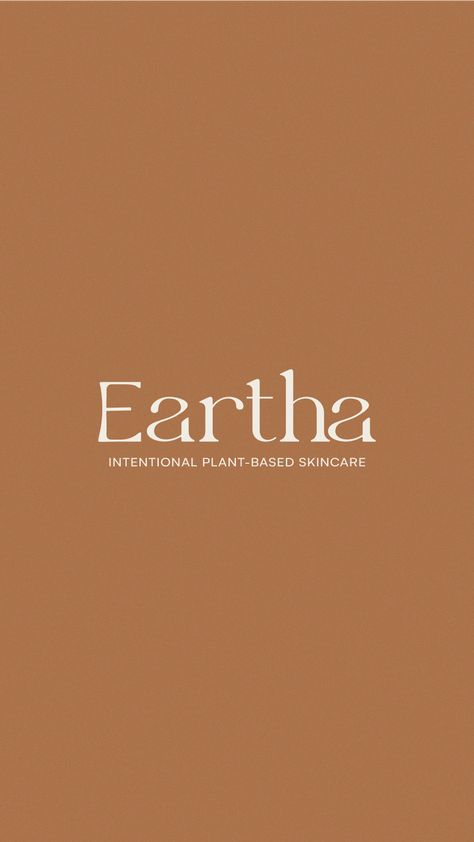 A brand identity concept for a plant-based skincare brand titled 'Eartha'. Feedback is welcome! Connect @delikastudios www.delikastudios.com Web Design Photography, Skincare Branding, Plant Based Skincare, Skincare Brand, Design Web, Brand Design, Art Direction, Brand Identity, Creative Professional