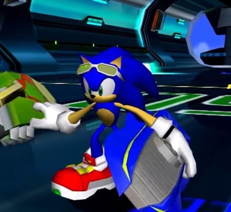 Sonic 06 Pfp, Sonic Riders Pfp, Meme Sonic, Sonic Free Riders, Sonic Pfps, Sonic Aesthetic, Sonic Riders, Sonic 2, Super Sonic