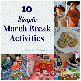 March Break Activities Kids, Kids Spring Break Ideas, March Break Activities, Spring Break Activities For Kids, Spring Break Activities, Break Ideas, March Break, March Crafts, Mom Things