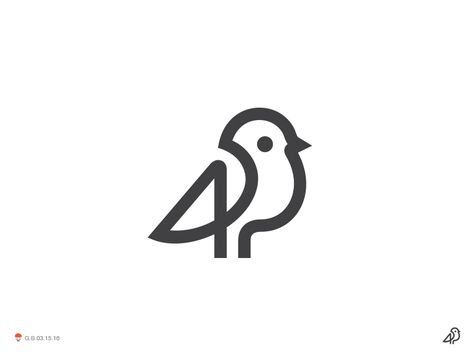 Art Symbols, Animals Logo, Bird Logo Design, Inspiration Logo Design, Lippan Art, Bird Logos, Logo Restaurant, Professional Logo Design, Partridge