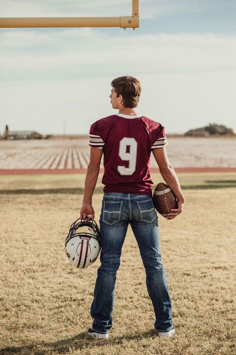 Senior Pictures Guys Football, Senior Picture Ideas For Guys Water, Football Photoshoot Ideas Kids, Flag Football Senior Pictures, Football Fire Pictures, Football Photoshoot Poses, Senior Photo Football, Twin Boy Senior Picture Ideas, Football Kicker Senior Pictures