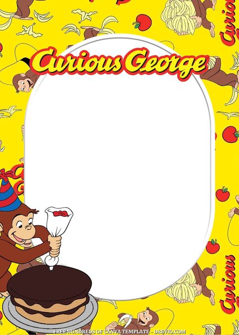 Cool FREE - 20+ Curious George Canva Birthday Invitation Templates Invitations are frequently overlooked, despite the fact that they play an important role in the overall theme. It wouldn't be a Curious George Birthday Theme Party without George himself, complete wit... Curious George Invitations, Simple Paper Flower, Curious George Birthday Party, Curious George Party, Curious George Birthday, Birthday Flyer, Birthday Party Food, Curious George, Party Guests