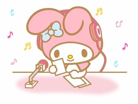 My Melody, Hello Kitty, Kitty, Music, Pink