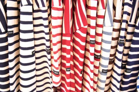 never go without Sailor Shirt, Breton Stripes, Nautical Stripes, Blue Garden, Saint James, St James, Personal Stylist, Fourth Of July, Striped Shirt