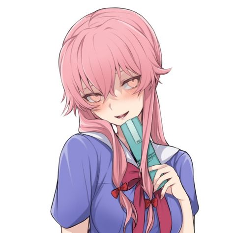 Future Diary Pfp, Yuno Gasai Fanart, Future Diary Yuno, Diary Icon, Yuno Mirai Nikki, Yuno Gasai Cosplay, Mirai Nikki Future Diary, Gasai Yuno, Icons Random