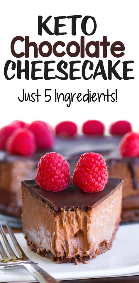 Keto Low Carb Chocolate Cheesecake Recipe Low Carb Chocolate Cheesecake, Keto Chocolate Cheesecake, Lchf Dessert, Birthday Cheesecake, Chocolate Cheesecake Recipe, Low Carb Low Fat Recipes, Chocolate Cheesecake Recipes, Postre Keto, Low Carb Cheesecake