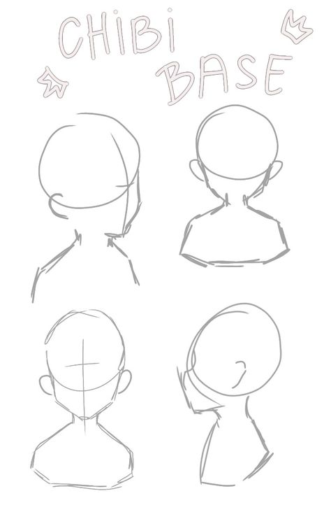 Chibi Back View, Gacha Side View, Chibi Side View, Chibi Drawing Tutorial, Chibi Artstyle, Character Dynamics, Gacha Poses, Draw Chibi, Chibi Body