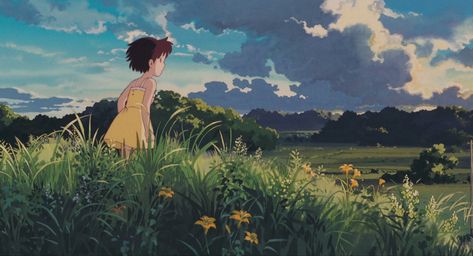 Personajes Studio Ghibli, Studio Ghibli Background, Chihiro Y Haku, Ghibli Artwork, Studio Ghibli Movies, Arte Cyberpunk, Japanese Landscape, Studio Ghibli Art, Ghibli Movies