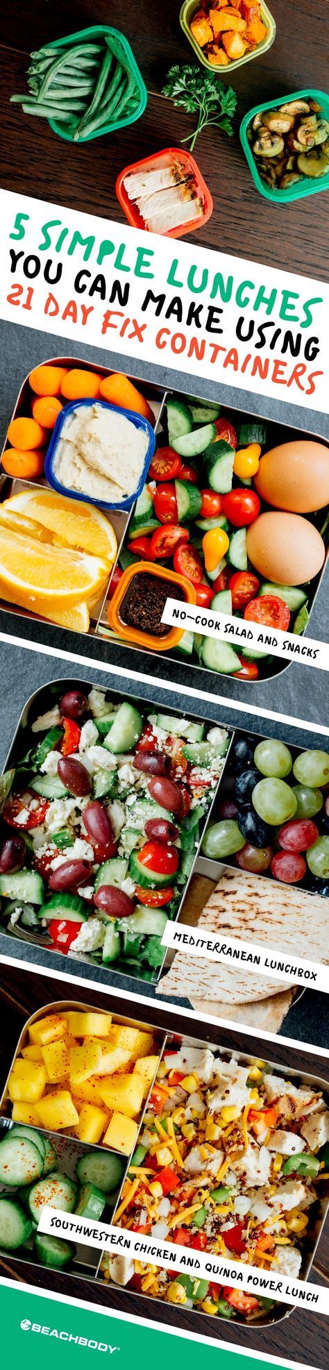 21 Day Fix Containers, Diet Lunch Ideas, 21 Day Fix Meal Plan, Transformation Fitness, Fast Diet, 21 Day Fix Meals, Paleo Lunch, Healthy Lunches, Diet Healthy