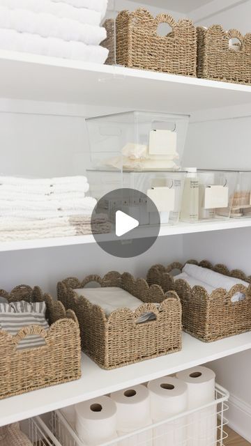 Teresa Laura Caruso on Instagram: "Let’s organize my upstairs linen closet ☁️🤍 Link in bio or comment “LINEN CLOSET” & I’ll send you the details! ✨ 

#linencloset #homeorganization #organizedhome #organizing #organizewithme #organize #amazonfinds2024 #amazonorganization #amazonmusthaves #amazonhome #ltkhome linen closet organization ideas, Amazon organization finds, linen storage ideas, home organization, organization hacks, home organization ideas, closet organization" Linen Closet Organization Ideas, Amazon Organization, Bathroom Linen Closet, Teresa Caruso, Ideas Closet, Closet Organization Ideas, Linen Closet Organization, Hallway Storage, Linen Storage