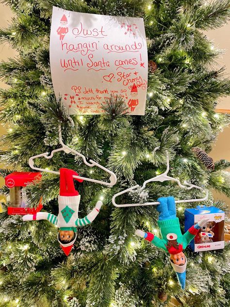 Elves On The Shelf Ideas, Elves On The Shelf, Elf On Shelf Letter, Bluey Stuff, Elf Ideas Easy, Awesome Elf On The Shelf Ideas, Elf Activities, Xmas Elf, Elf Antics