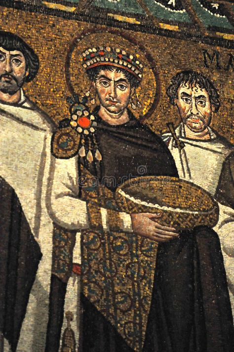 Emperor Justinian, Ravenna Italy, Byzantine Mosaic, Mosaic Portrait, Eastern Roman, Orthodox Christian Icons, Byzantine Empire, The Emperor, Orthodox Icons