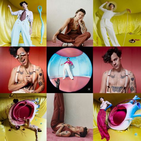 Album: Fine Line (2019) By: Harry Styles (Photoshoot) Harry Styles Fine Line Photoshoot, Album Fine Line, Harry Styles Album Cover, Harry Styles Vogue, Line Art Projects, Harry Styles Icons, Harry Styles Photoshoot, Fine Line Harry Styles, Harry Styles Fine Line